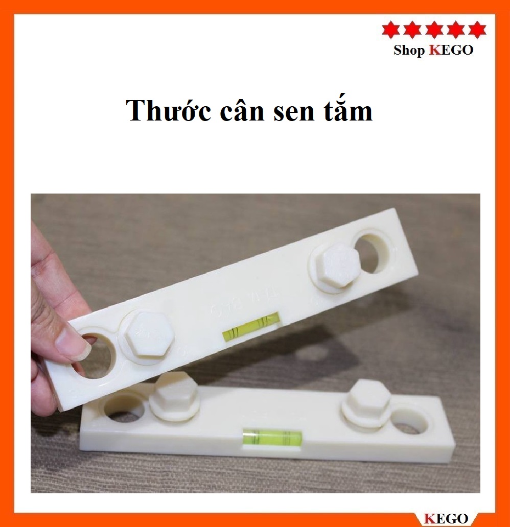 Thước Cân Sen vòi nóng lạnh - Thước lắp ống đường nước Nóng lạnh