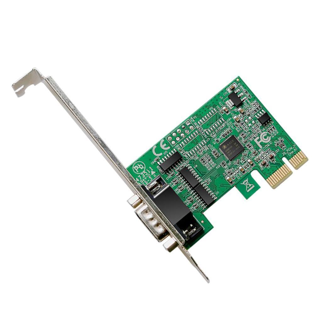 PCI-E Express To DB9 Serial Port RS232 Express Controller Converter Transfer