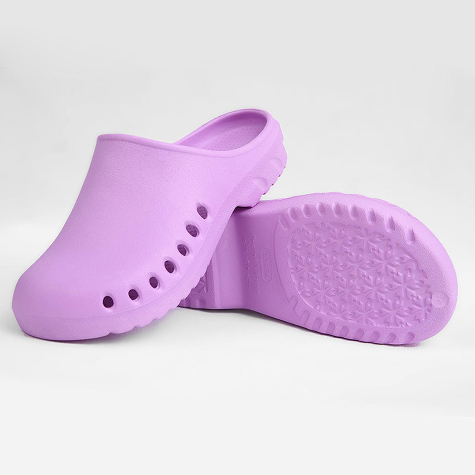 1 Pair Women's Work Clog Men Work Shoes, Nurse Shoes, Chef Shoes Slip Resistant Lightweight Doctor Slipers Summer Beach Sandals Footwear