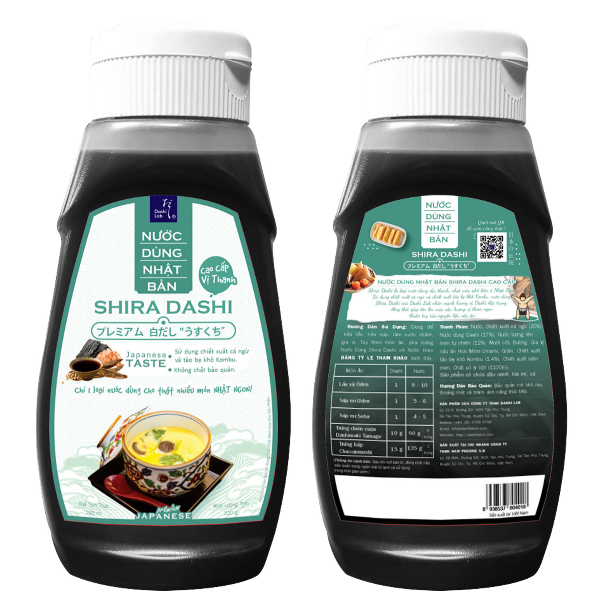 Combo Ăn ngon chóng lớn 2 chai 340g, 320g