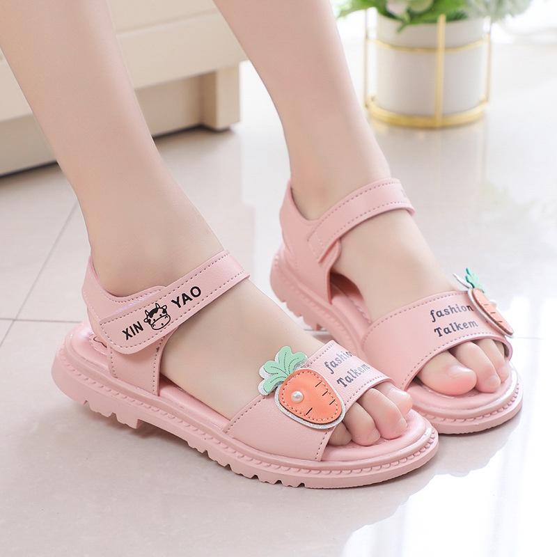 Dép Sandal Bé Gái 2-15 Tuổi Hàng Cao Cấp Siêu Nhẹ Đế Êm Chống Trơn Trượt Phong Cách Hàn Quốc D62