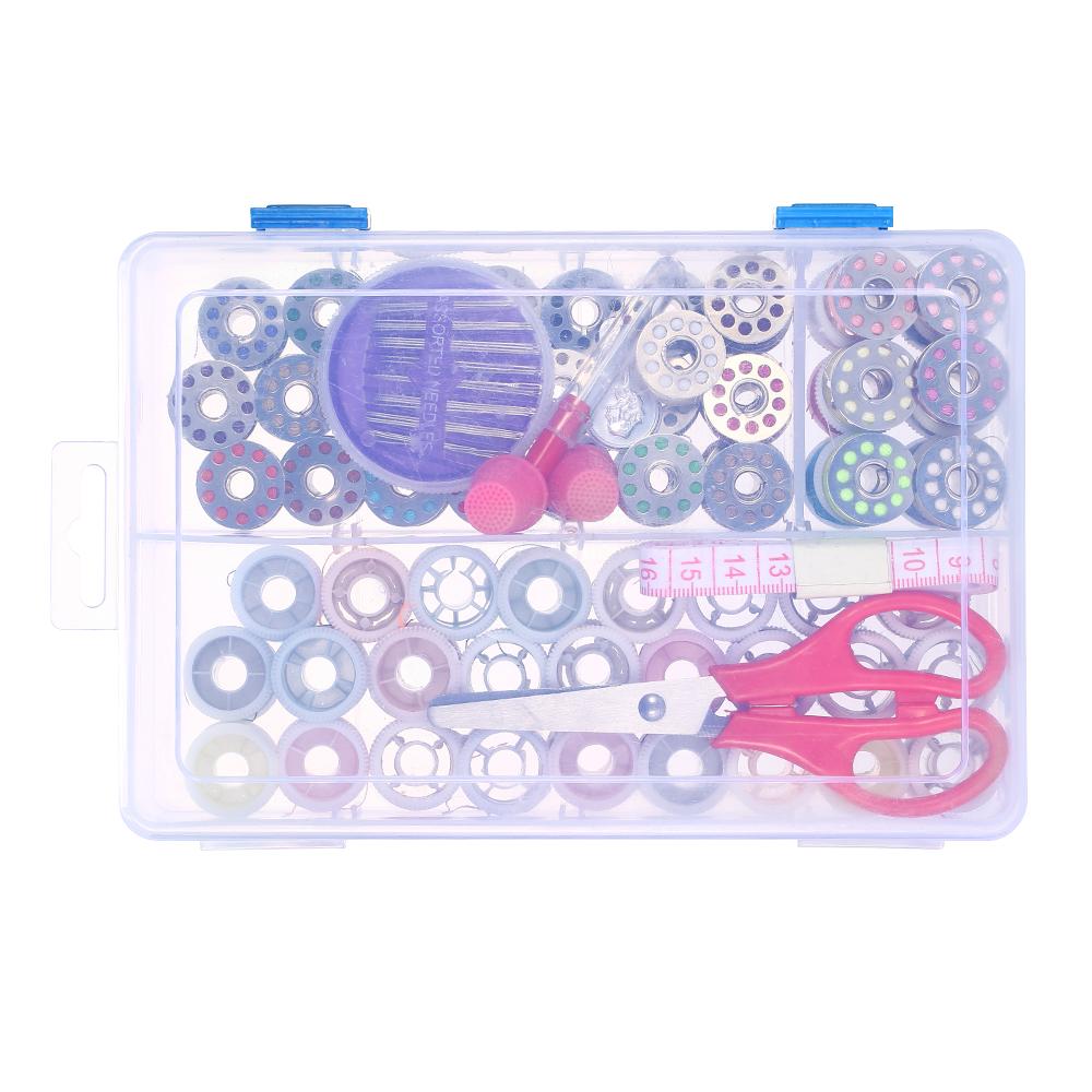 Bộ dụng cụ may vá với 32 cuộn chỉ + 32 ống chỉ kim, kéo