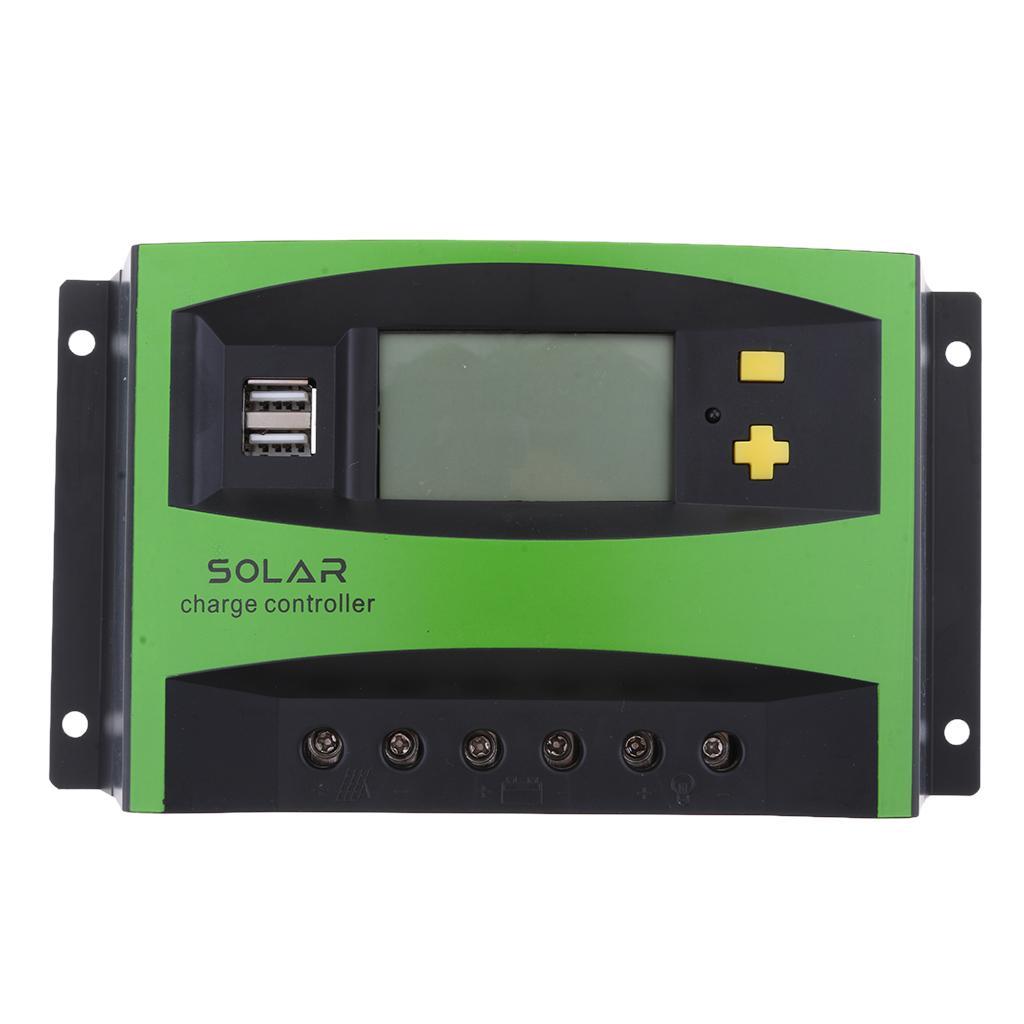 LCD Display Solar Panel Regulator Charge Controller Saving Energy 12V,40A