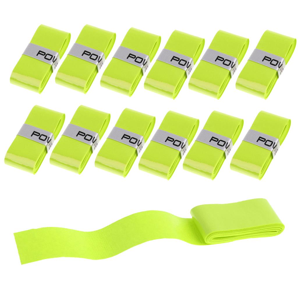 12Pcs Replacement Grip Fishing Rod Badminton Tennis Racket Handle Grip Tape