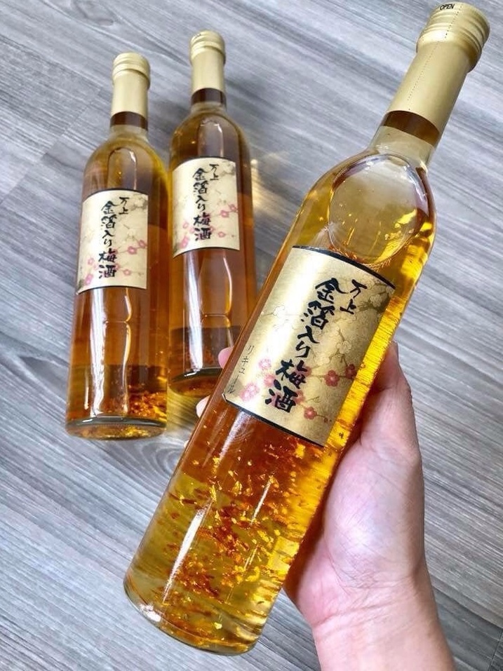 Nước mơ vảy vàng Kikkoman Nhật chai - 500ml