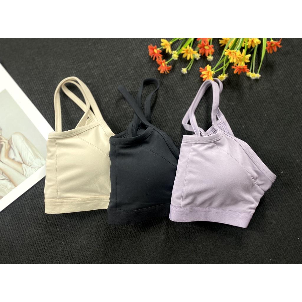 ÁO BRA NỮ dây Tập gym -yoga ,chất thun cotton hàng xuất xịn