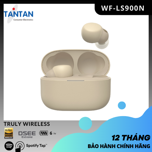 Tai nghe Sony Linkbuds S -WF-LS900N - Chống ồn - Hỗ trợ Hi-res - Speak to Chat - DSEE Extreme | Hàng Chính Hãng
