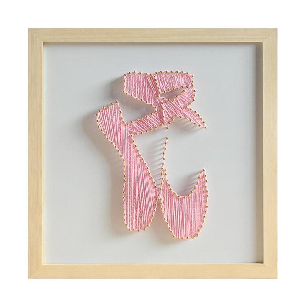 String Art Kit - Dance Shoes String Art, Adult Crafts Kit, Arts and Crafts Set, DIY Kit, Crafts Kit, Kits for Adults, All Crafting Supplies Included