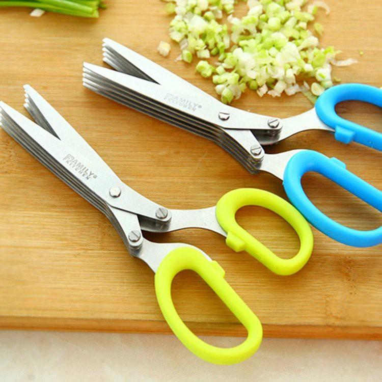 Kéo cắt hành 5 lưỡi không rỉ sét