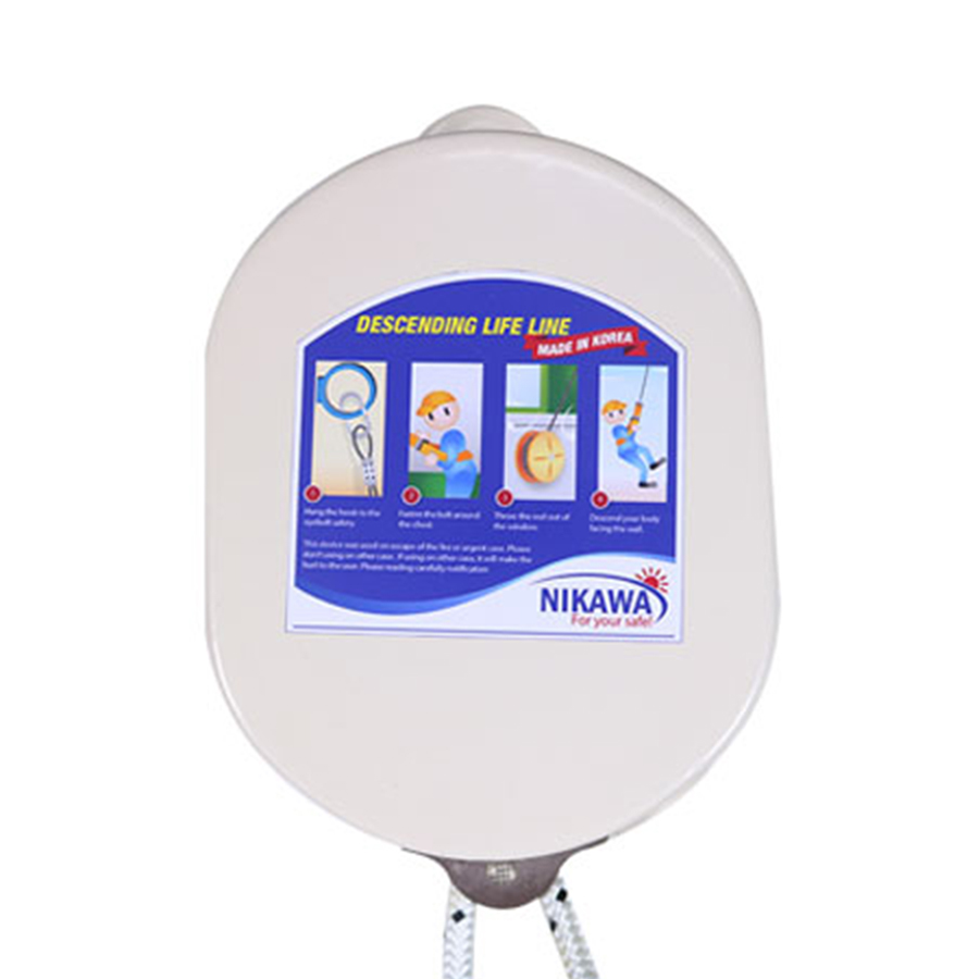 Dây Thoát Hiểm Cá Nhân Nikawa KDD-7F (21m) - Tặng Giá Treo Móc Nikawa HY-01