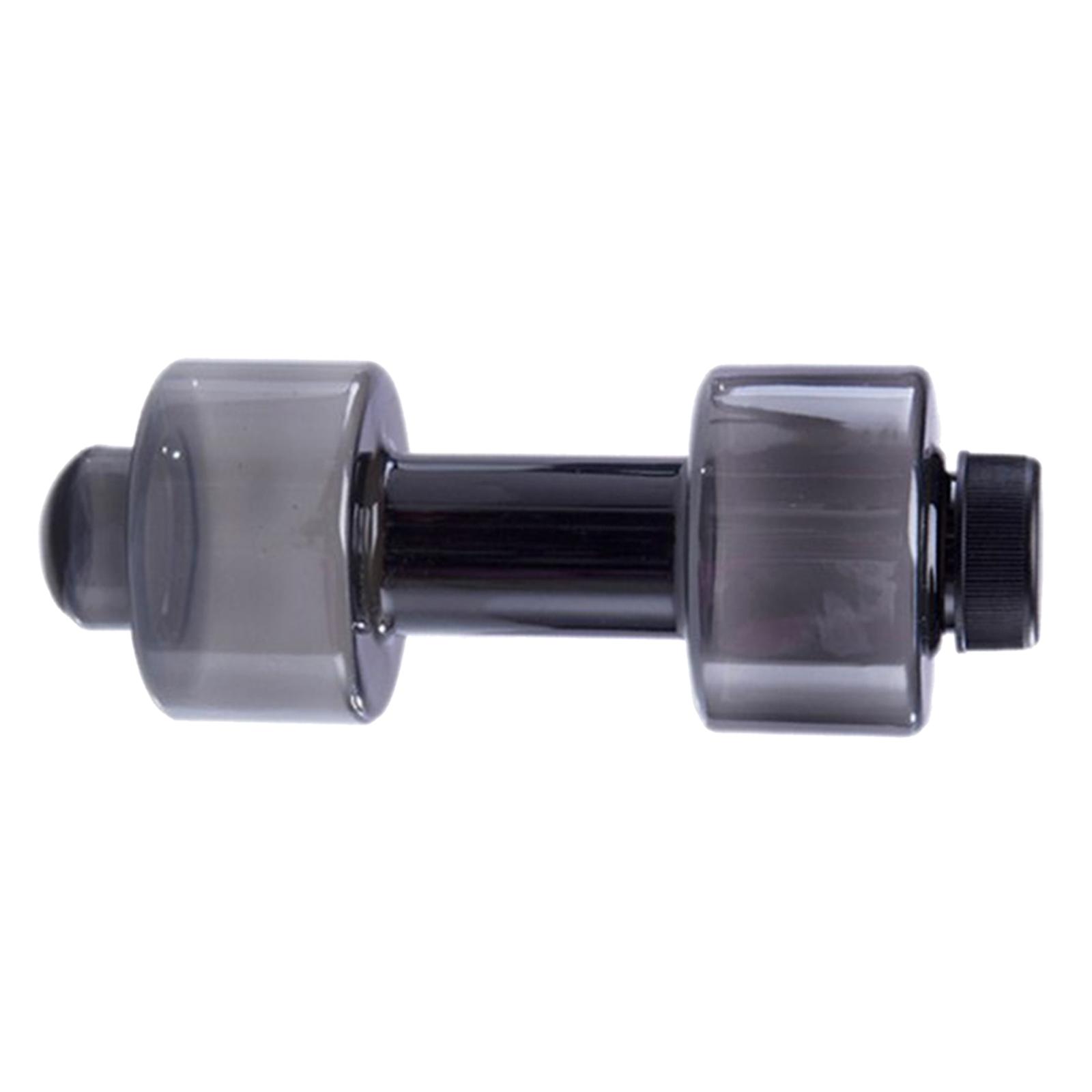 Fitness Dumbbells Weight Strong Water Drinks Bottle 550ml Black