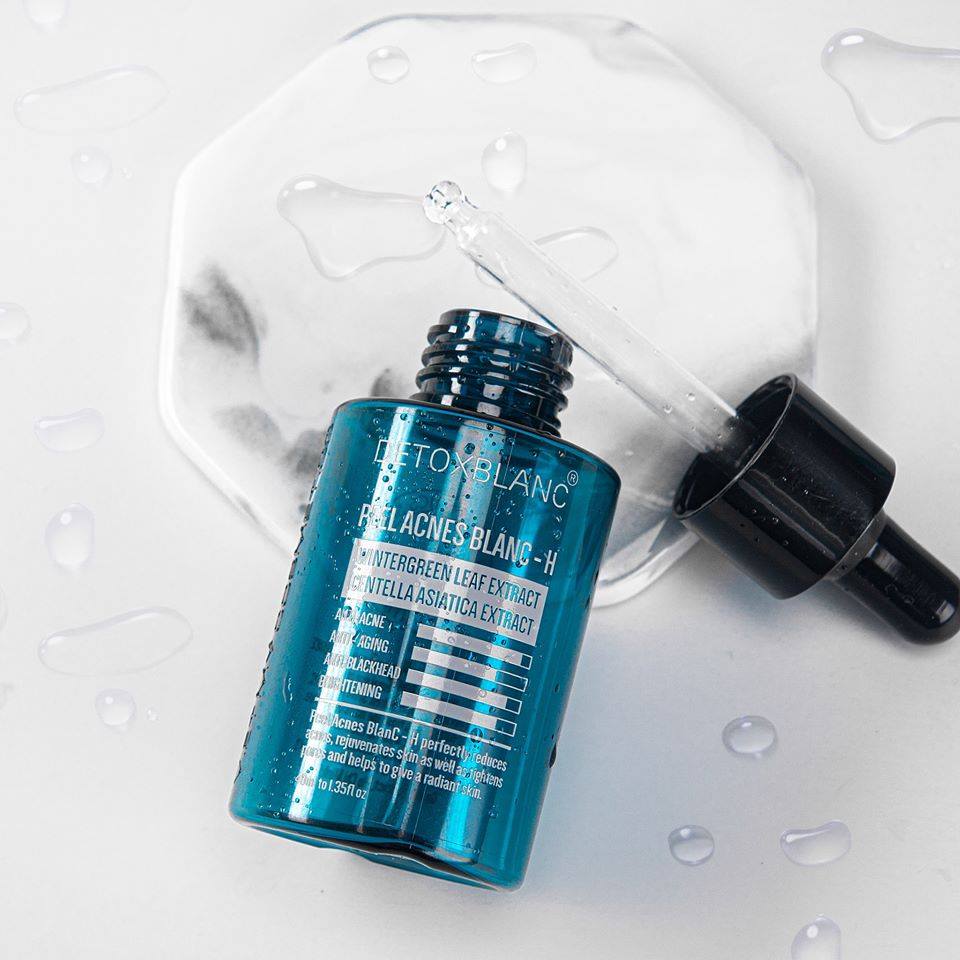 Serum hỗ trợ trị mụn Detox Blanc Peel Acnes Blanc 40ml