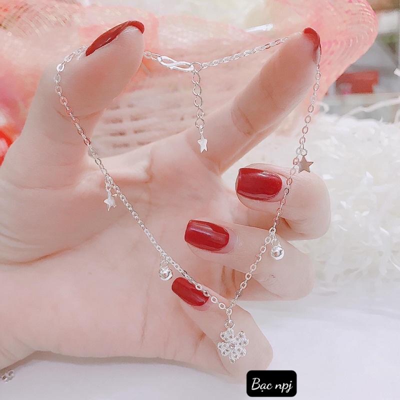 Mẫu lắc chân nữ Bạc Ta , lắc chân Npj ️ SIÊU HOT ️ -Bạc Npj