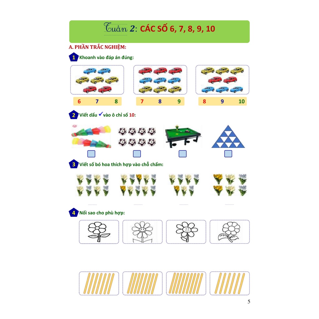 Sách - Phiếu Bài Tập Cuối Tuần Toán 1 Biên Soạn Theo Bộ Sách Kết Nối Tri Thức Với Cuộc Sống - KV