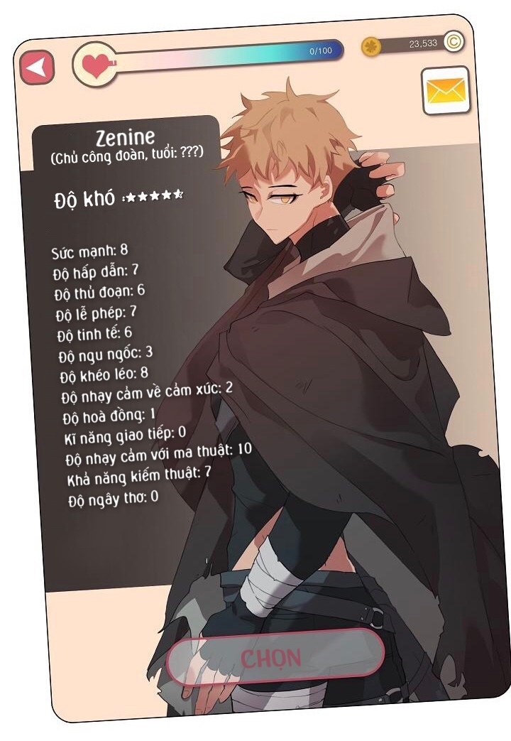 cách để nhân vật phụ phá đảo game hẹn hò chapter 0 16