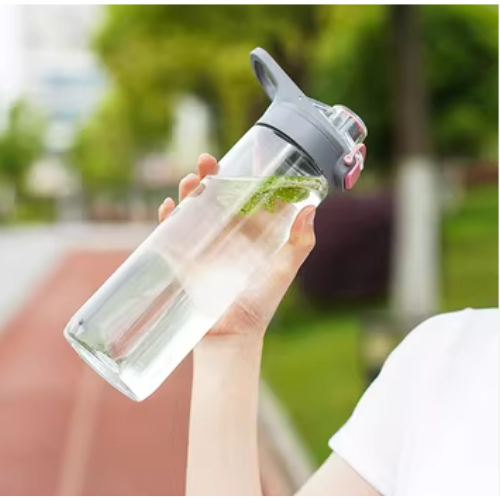 Bình nước nhựa LocknLock One Touch Spout Bottle 750ml màu hồng ABF786PIK, Hàng chính hãng, mở nắp 1 chạm - JoyMall