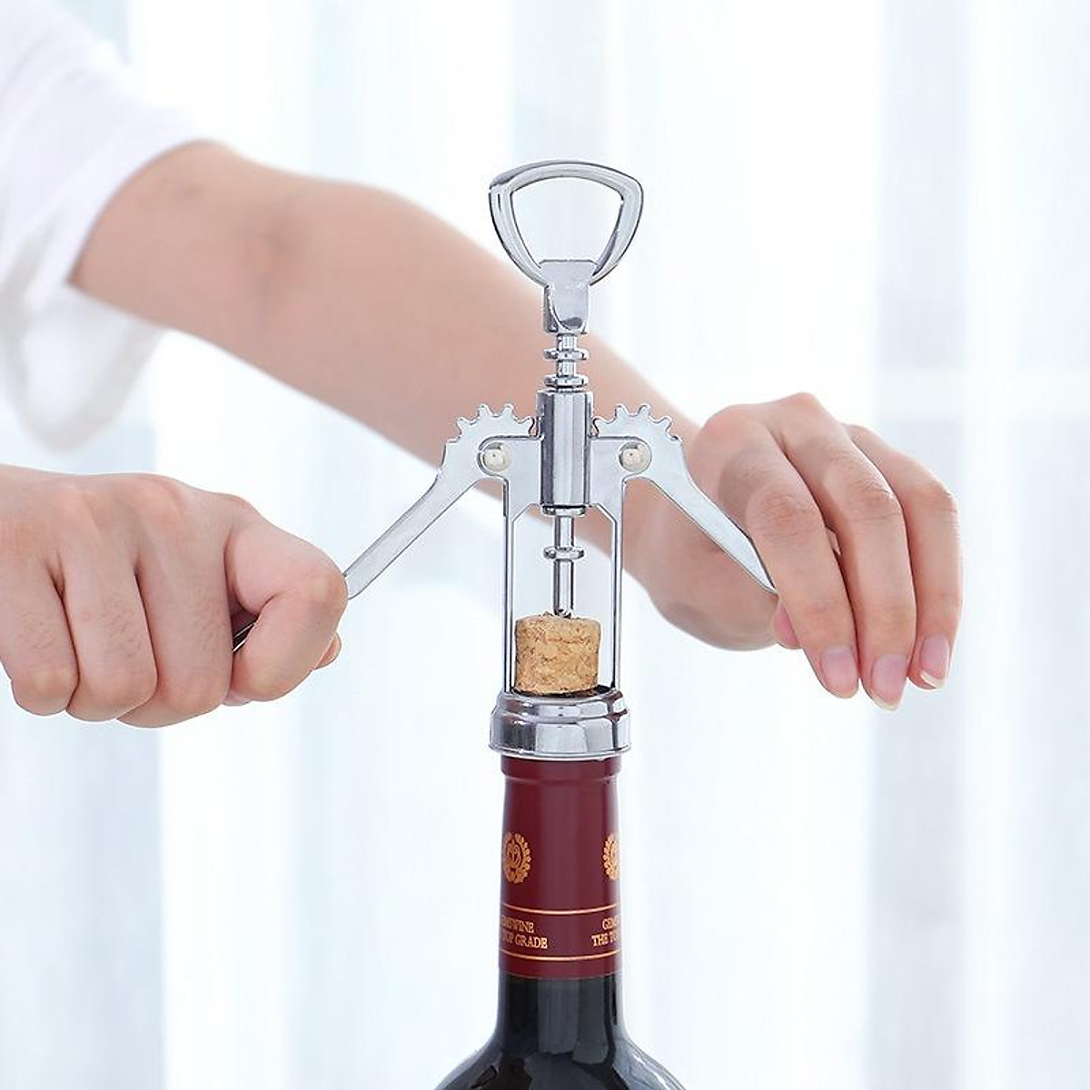 DỤNG CỤ MỞ NẮP CHAI RƯỢU VANG ĐA NĂNG - HENRYSA