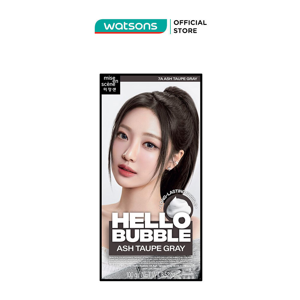 Bọt Kem Nhuộm Tóc mise en scène Hello Bubble 100g