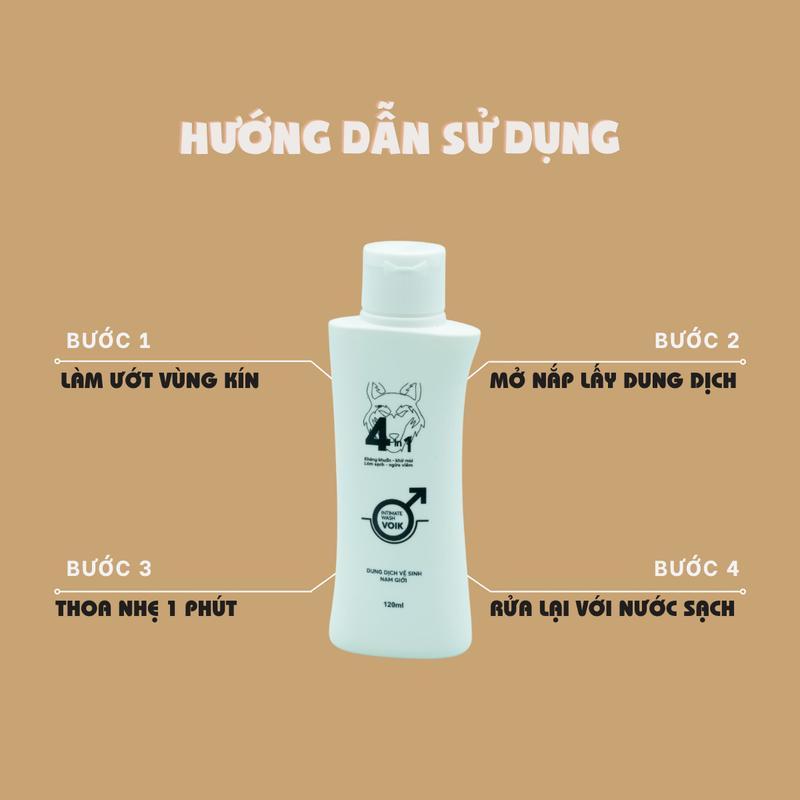 Dung dịch vệ sinh nam OnLy chống viêm nhiễm nấm ngứa, mụn chim mụn sinh dục, ngăn sùi mào gà vi khuẩn HPV 100ml