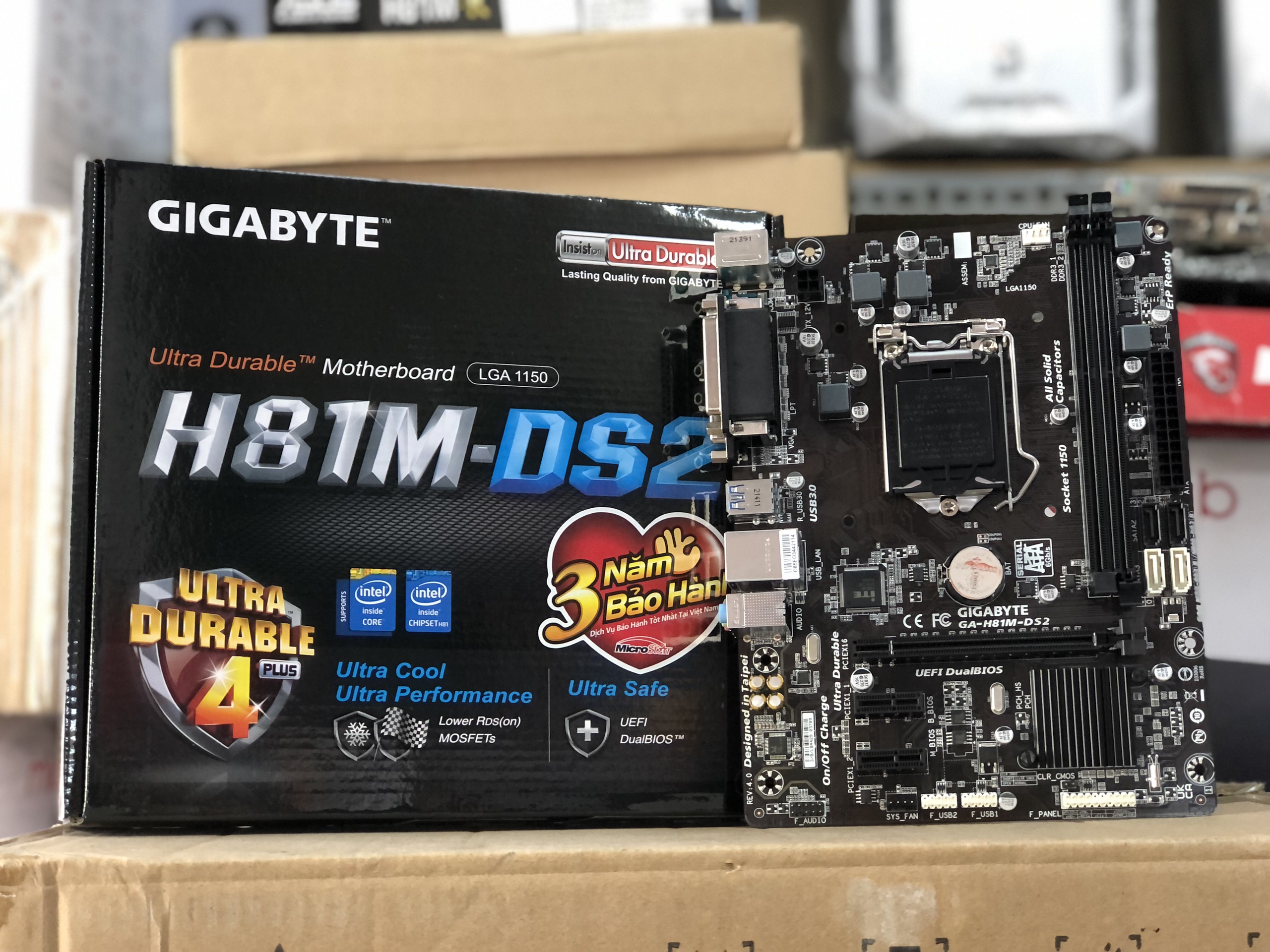 Bo Mạch Chủ Main Gigabyte H81M-DS2 - Hàng Chính Hãng