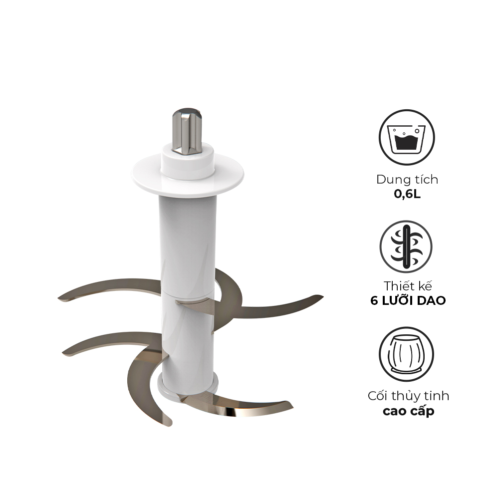 Máy xay thực phẩm Magic Eco AC-14 0.6L (300W) - Hàng chính hãng