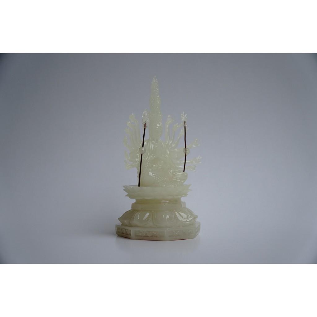 Tượng Phật Chuẩn Đề Thiên Thủ Thiên Nhãn dạ quang - Cao 16cm