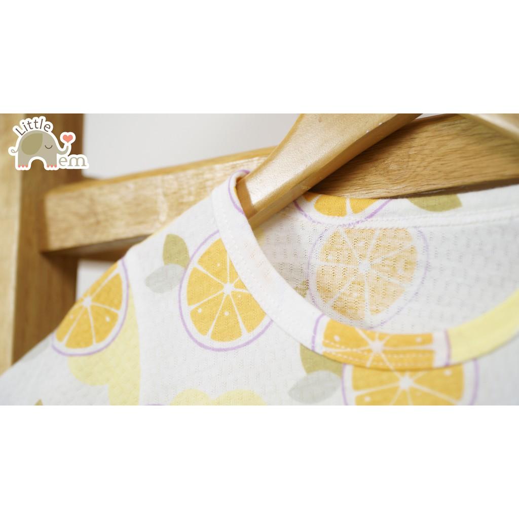 Bộ đồ bé trai Cotton tre cộc tay _ Fish