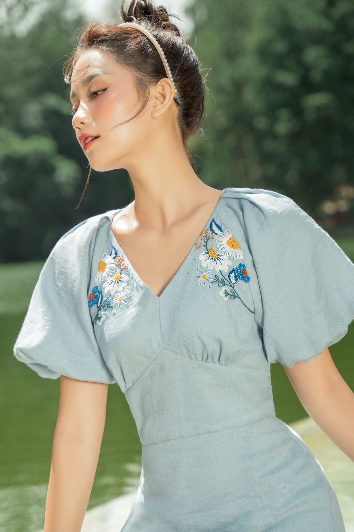 OLV - Đầm Sapphire Embro Dress