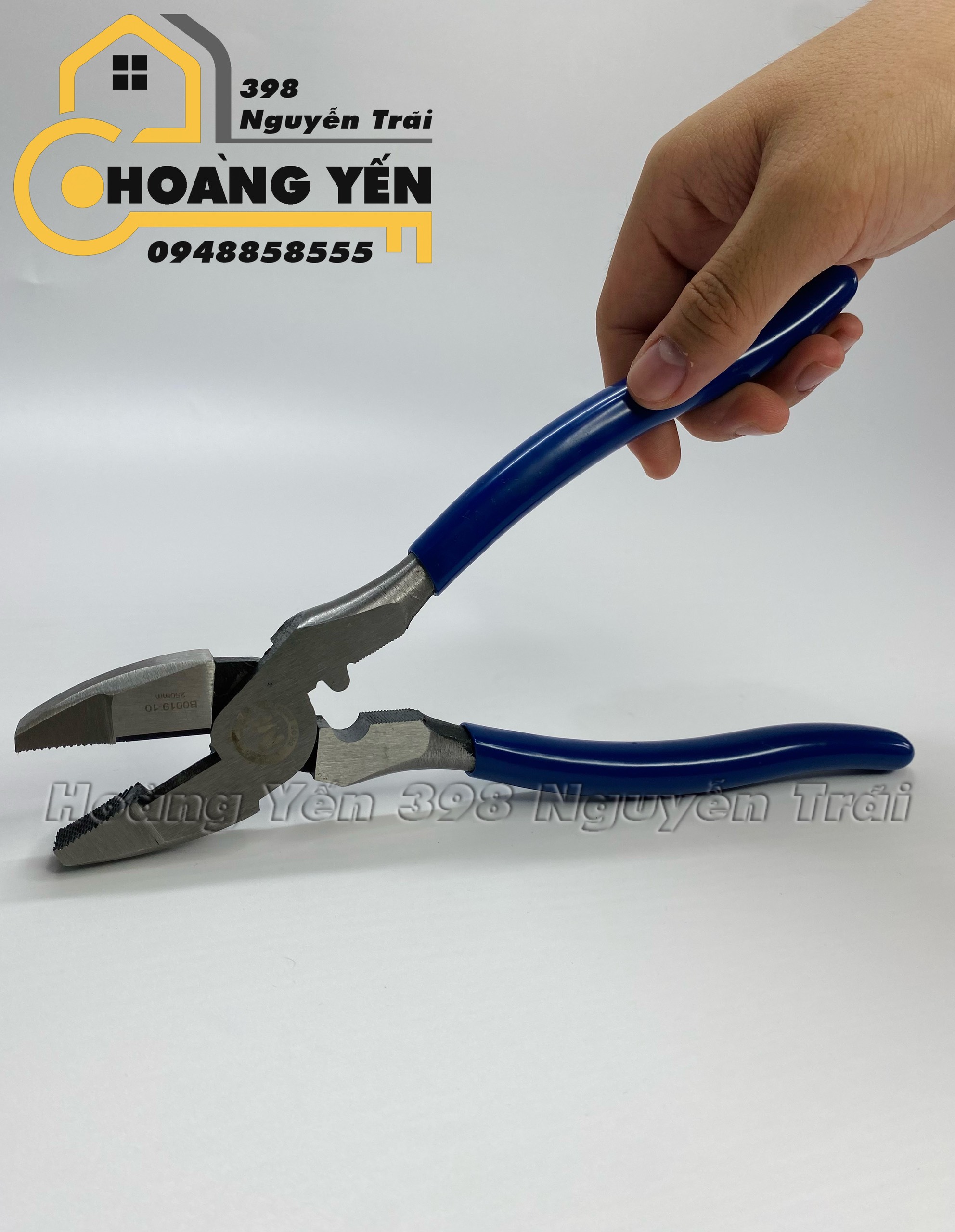 Kìm Điện Công Nghiệp Đa Năng Cán Xanh 250mm/10" B0019-10 CMart