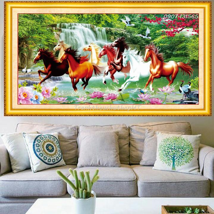 Tranh đính đá Mã đáo thành công VS006 - tự đính