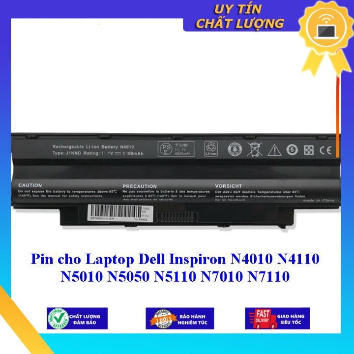 Pin cho Laptop Dell Inspiron N4010 N4110 N5010 N5050 N5110 N7010 N7110 - Hàng Nhập Khẩu MIBAT267