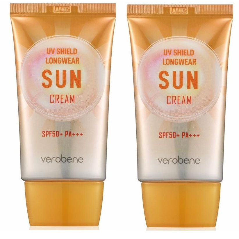 Combo 2 Kem Chống Nắng Lên Tông, Lâu Trôi Verobene Sun Cream Spf 50pa+++ Hàn quốc cao cấp 40ml/Hộp- HÀNG CHÍNH HÃNG