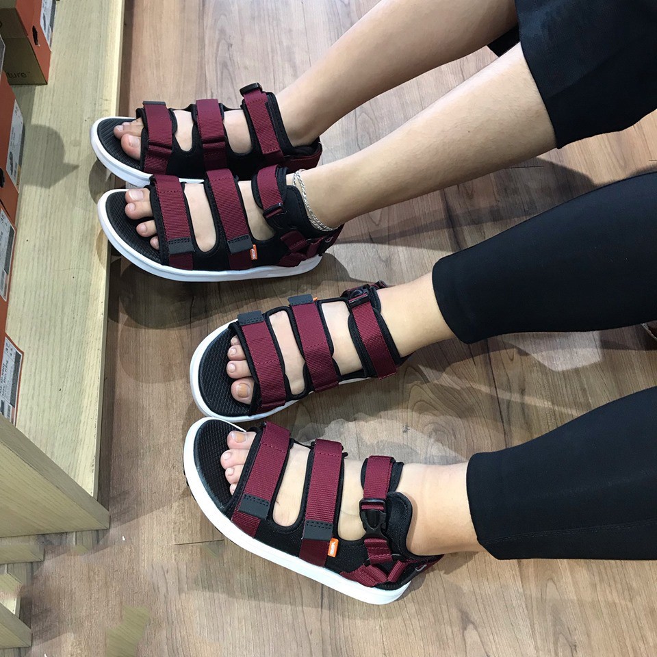 Giày Sandals Vento Nam Nữ Quai Ngang dạo phố/đi chơi/đi học NB03