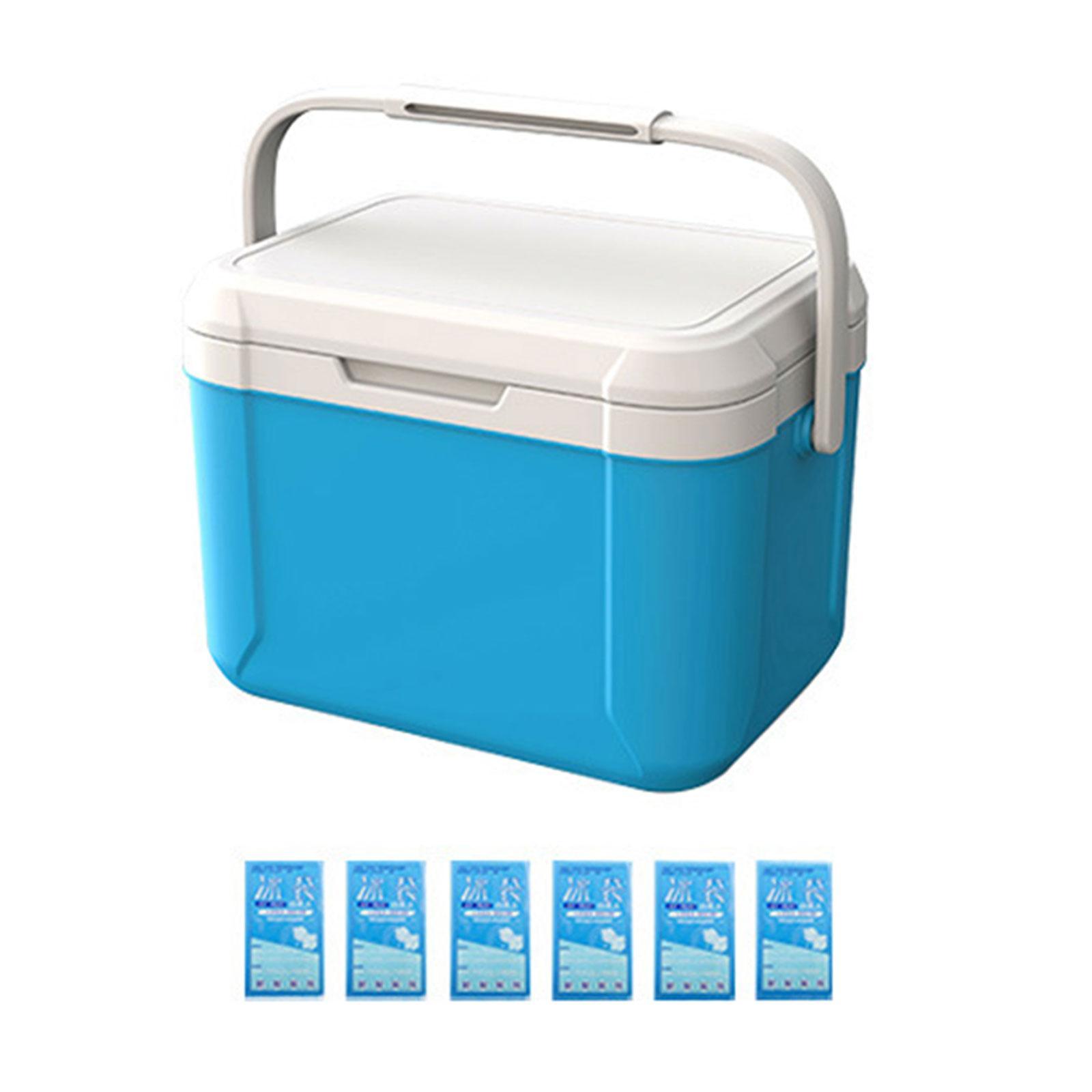 Box Car Refrigerator 5L Beverage Storage Organizer Ice Bucket Hot/Cold Retention  Hard  for Camping Picnic