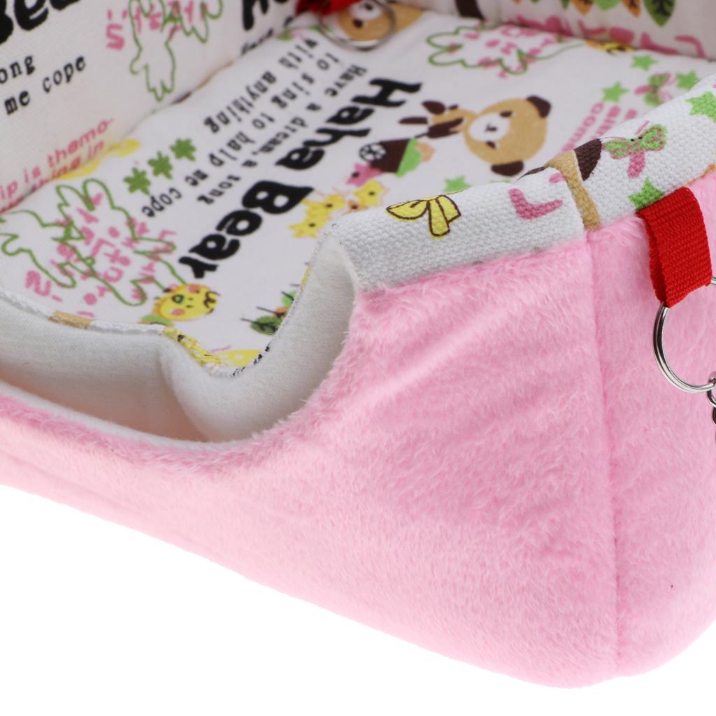 Dual Use Hammock Sofa for Rat Hamster Squirrel Hanging Bed Toy House Nest