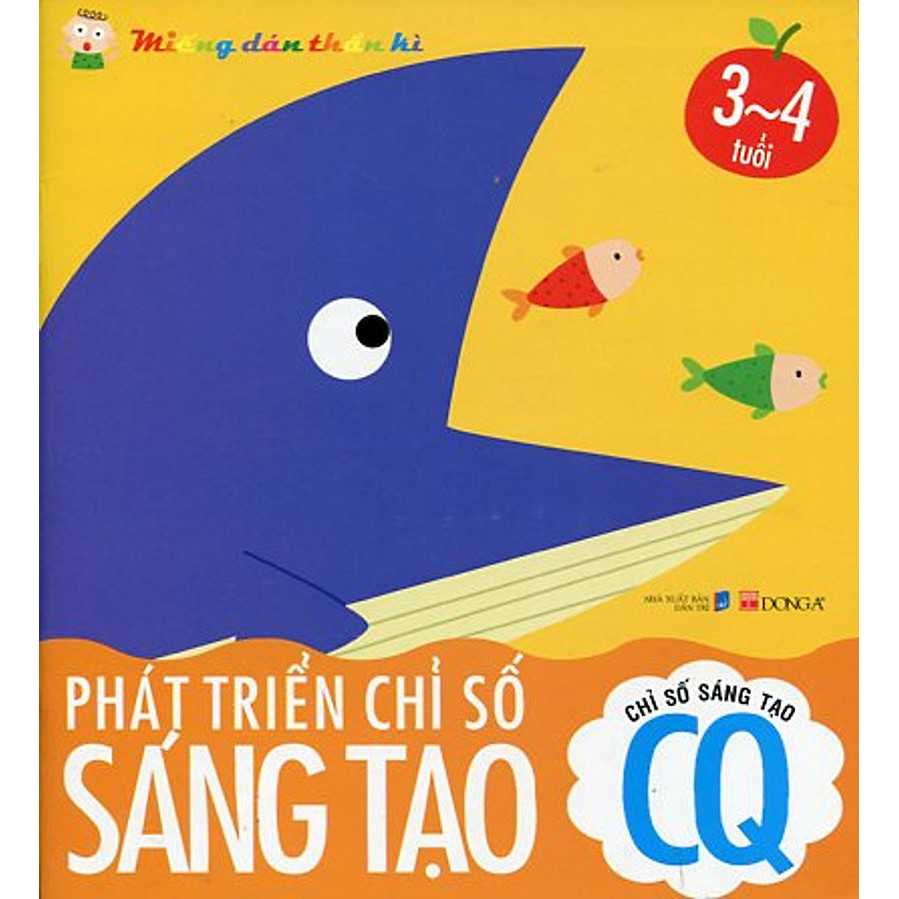 Chỉ Số Sáng Tạo CQ - Phát Triển Chỉ Số Sáng Tạo - Miếng Dán Thần Kì (3 Đến 4 Tuổi)