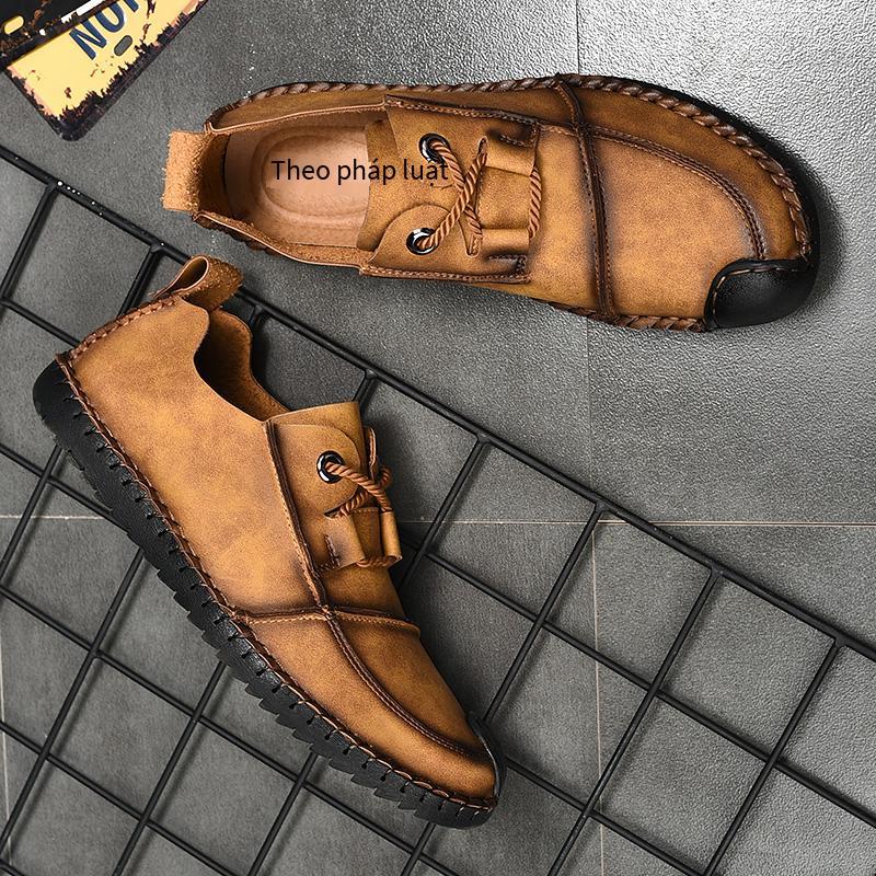 Khuyến mại giày da ins giày thường giá thấp nhất đảm bảo chất lượng giày đôi ngoài trời