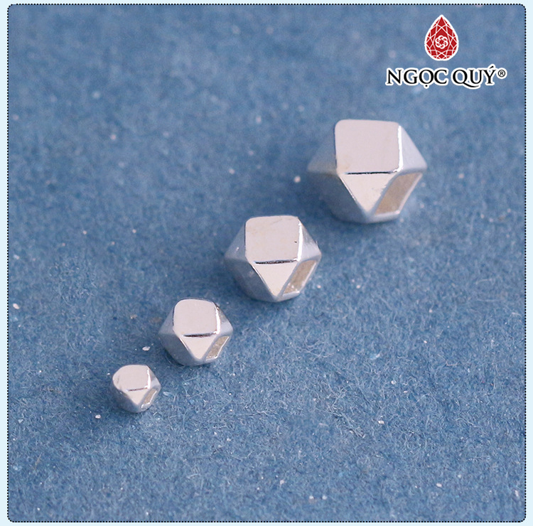 Combo 10 viên bi đa giác - Ngọc Quý Gemstones