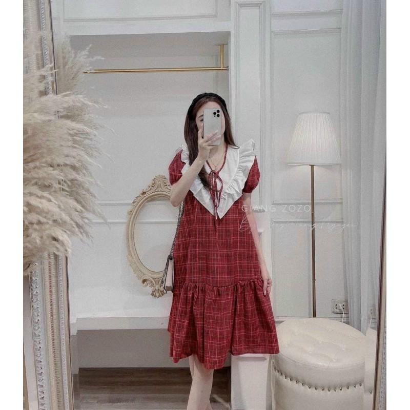 [Hàng loại 1]Đầm Bầu Váy Bầu cao cấp dáng Xuông Chất Lụa Hàn Mềm, siêu mát Thấm Mồ Hôi Tốt, Freesize từ 45 đến 70Kg