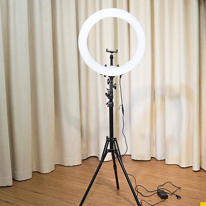 Bộ 1 cây đèn led hỗ trợ live stream bán hàng make up trang điểm