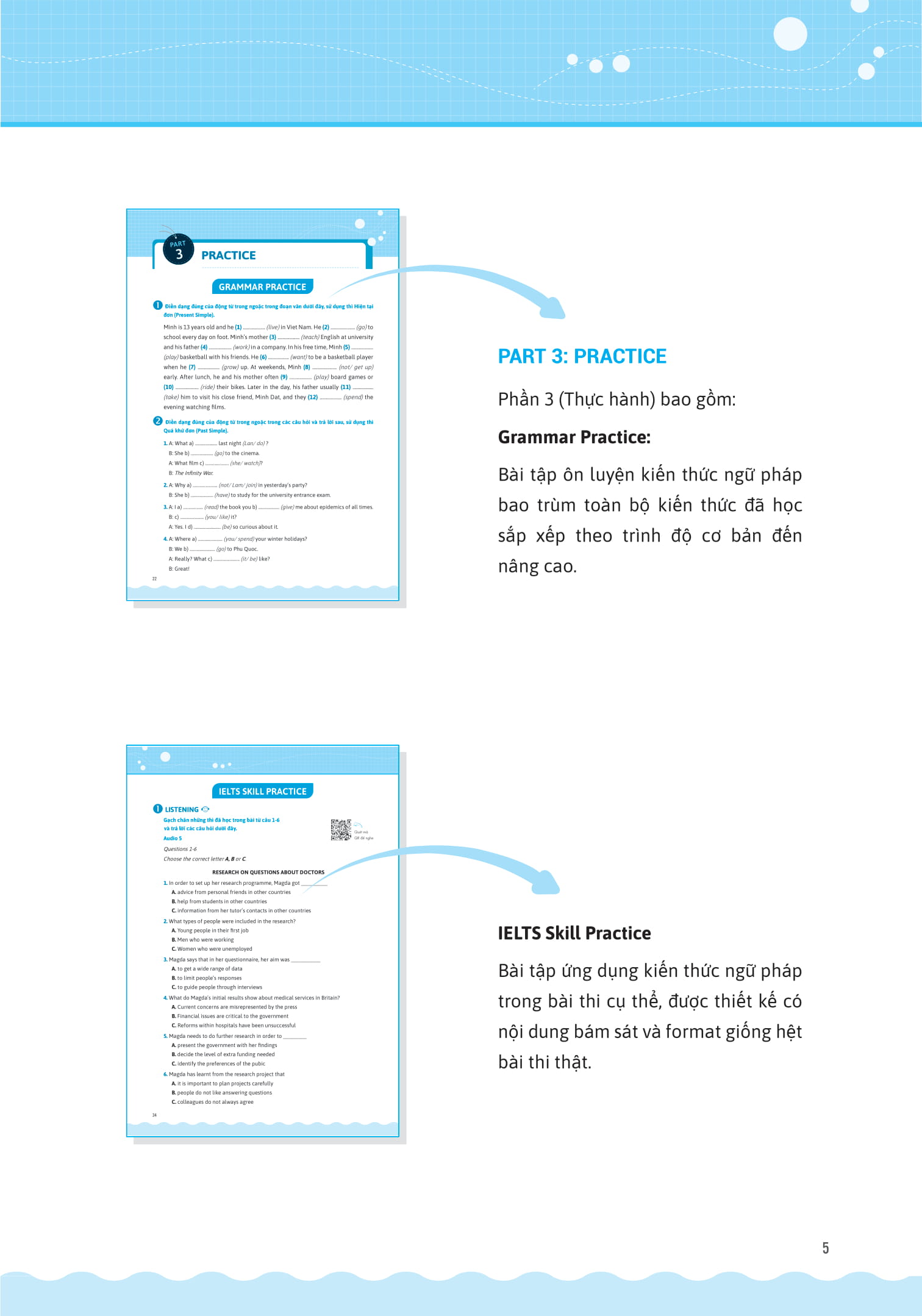 IELTS KEY GRAMMAR - Trọng Tâm Ngữ Pháp Trong Bài Thi IELTS