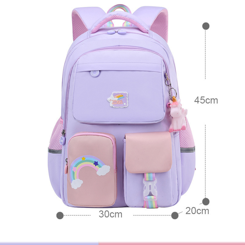 Ba lô học sinh bé gái siêu nhẹ chống nước cao cấp phong cách mới - BEE GEE HS1056G