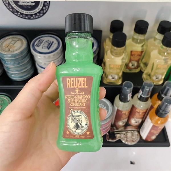 Dầu gội Reuzel Scrub shampoo làm sạch sâu sạch dầu tẩy da chết cho Nam