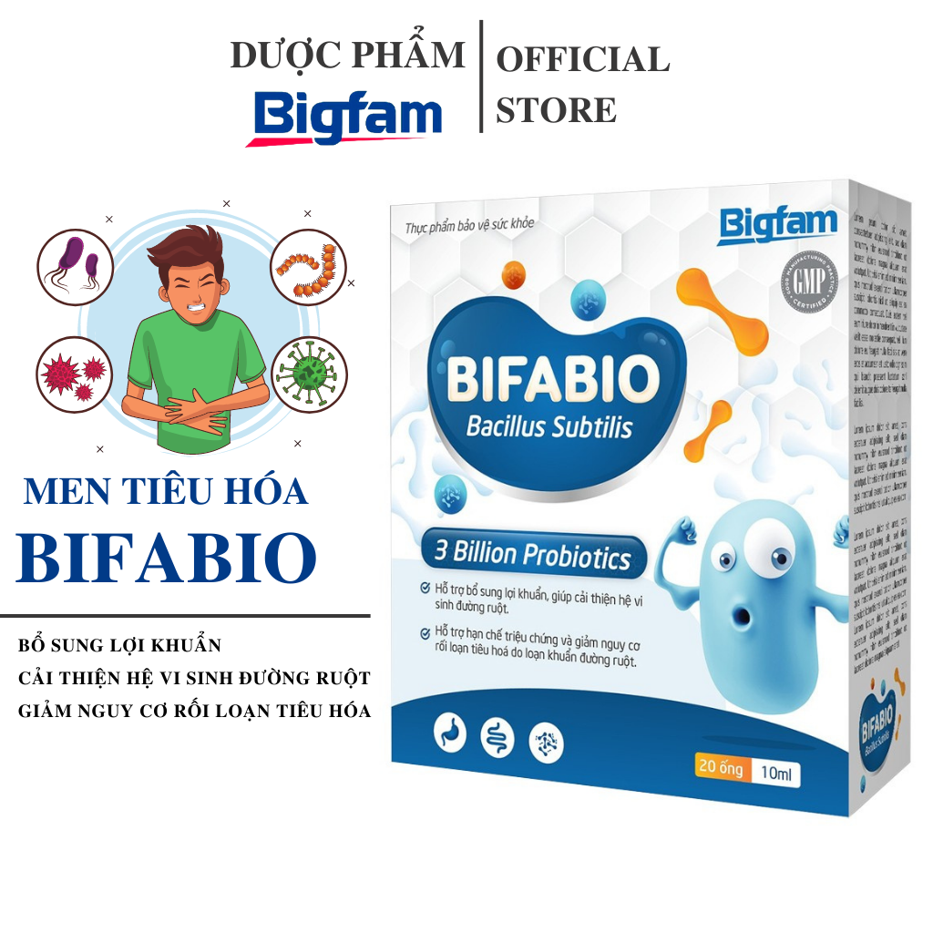 Bộ sản phẩm Zinc và Bifabio Bigfam nâng cao đề kháng, cải thiện hệ tiêu hóa cho bé