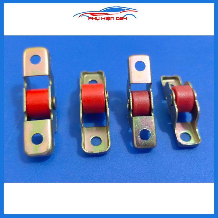 Con lăn ròng rọc bánh xe nhựa K32 cho cửa lùa tủ kính hai lại 38mm/44mm
