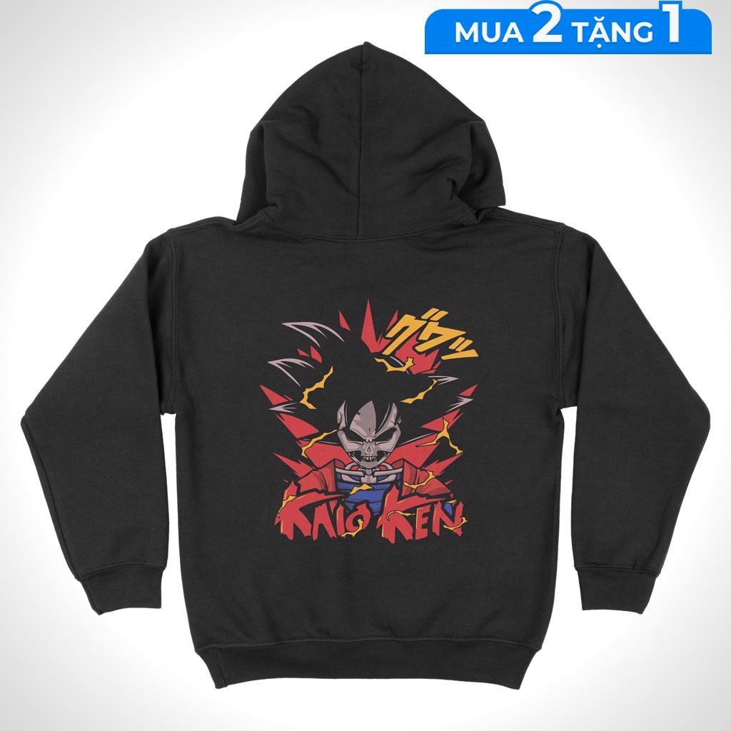 Áo hoodie Kaio Ken - Dragon Ball Unisex THE NEXT LEVEL, Cotton 100% - HD0103