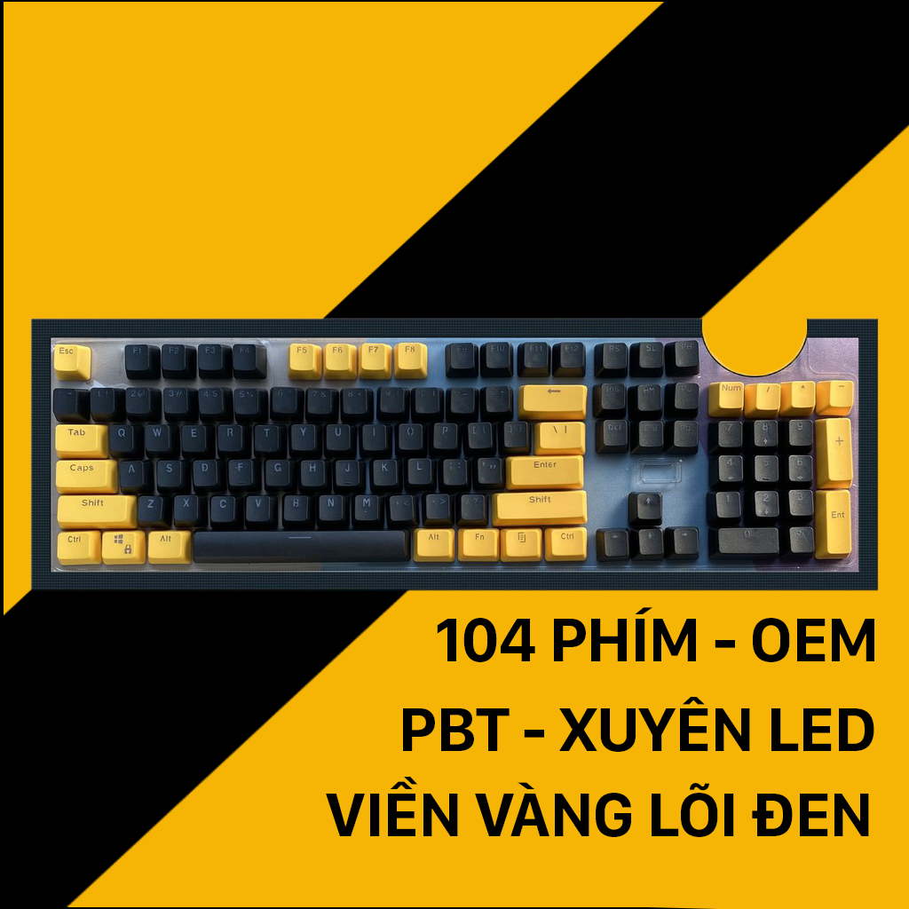 Keycap nhựa PBT cao cấp công nghệ in tiên tiến cực sắc nét nhiều mẫu lựa chọn - Hàng nhập khẩu