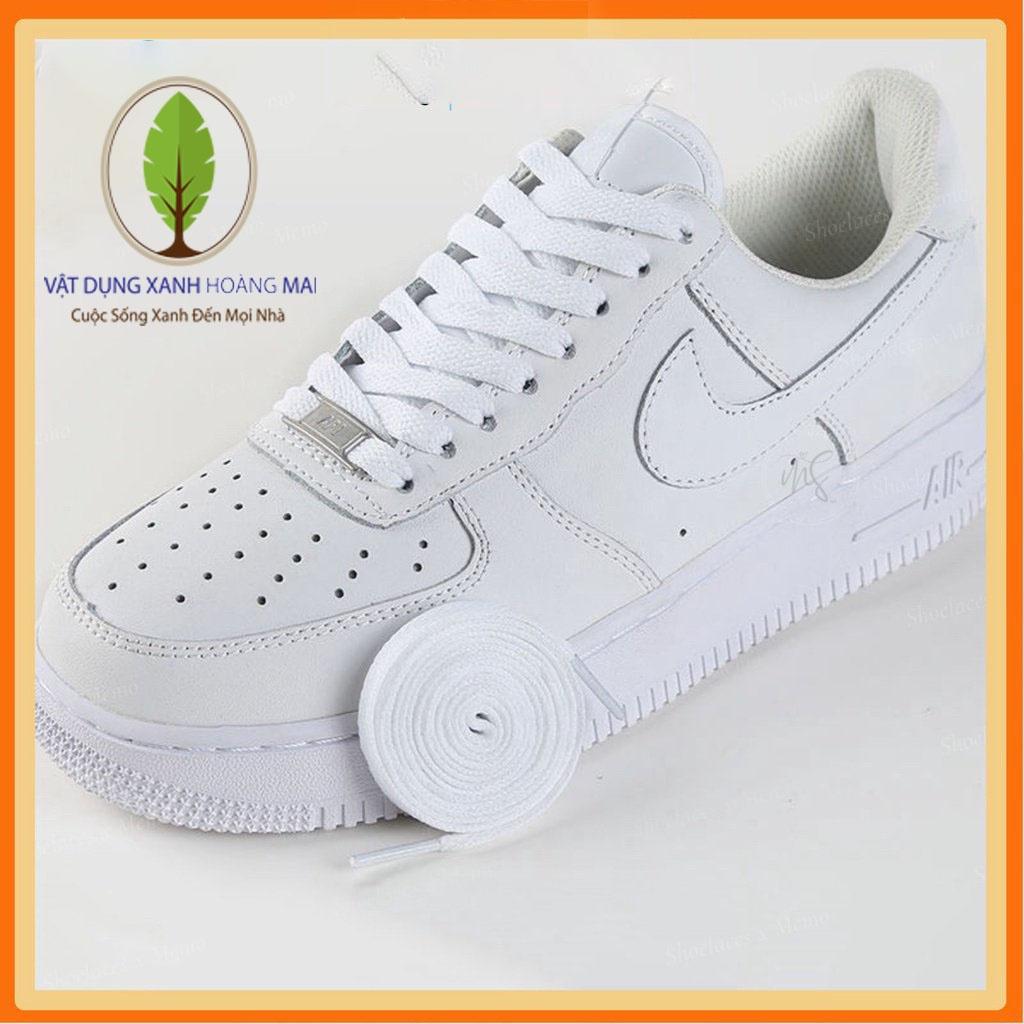 Dây Giày Thể Thao Sneaker Dẹp Nam Nữ Chính Hãng Bản Đẹp 2 Màu Đen Trắng 120 Cm