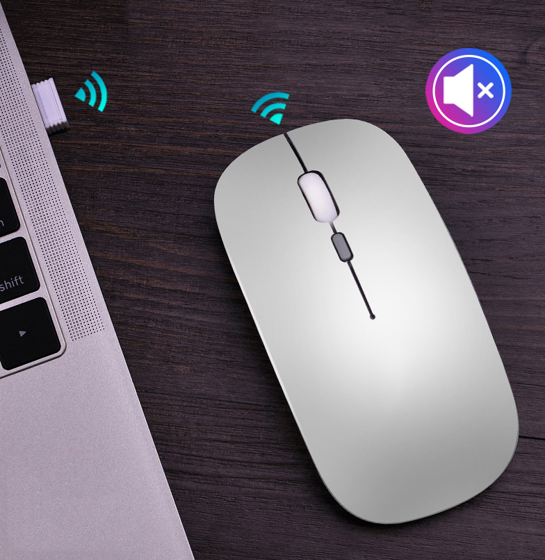 Chuột Bluetooth không dây loại xịn ADGX2 kết nối qua cổng USB không dây và Bluetooth đều được 2 trong 1 - Hàng nhập khẩu