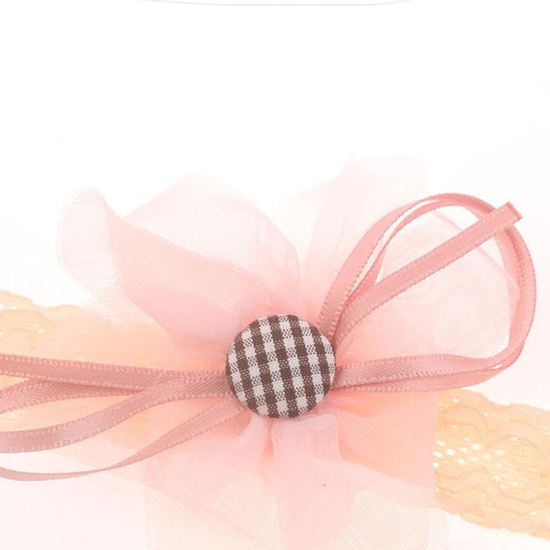 Băng Đô Đính Hoa Phong Cách Hàn Quốc Cho Bé Gái